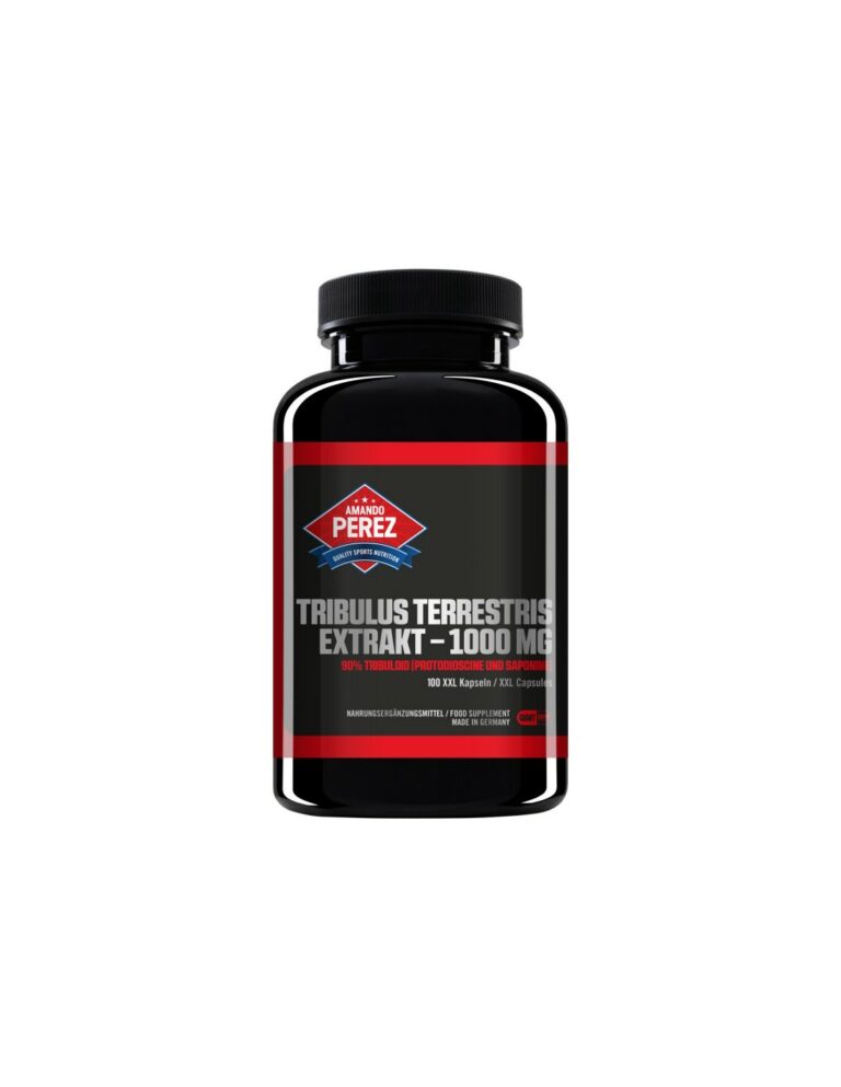 Amando Perez® Tribulus Terrestris Extrakt - Трибулус Терестрис (Бабини зъби) 1000 mg, 90% Трибулоид, 100 XXL капсули