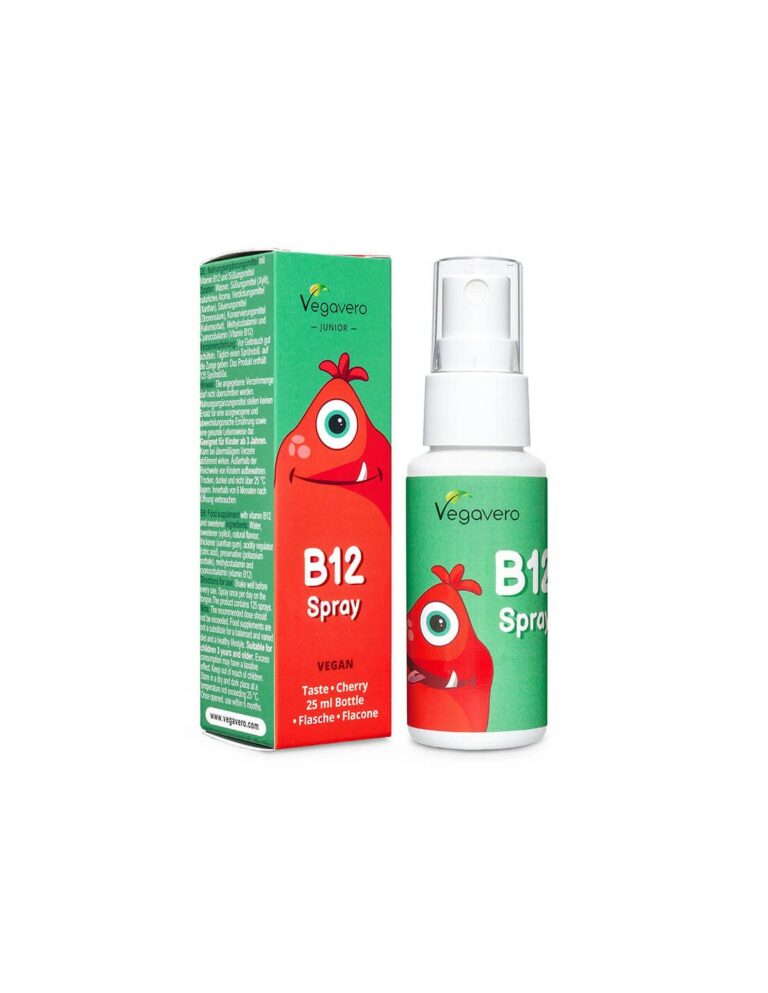 B12 Spray Junior - Витамин В12 за деца, Спрей за уста, 25 ml, 120 дози