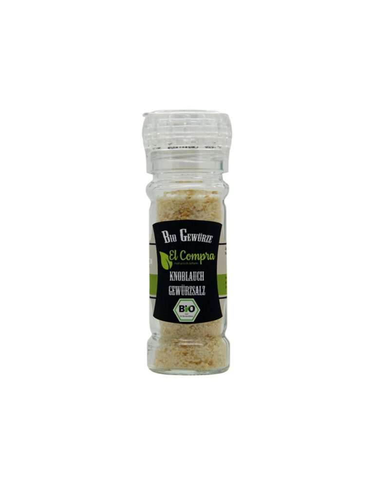 Bio Knoblauch Gewursalz - Био индийска сол с чесън, 65 g