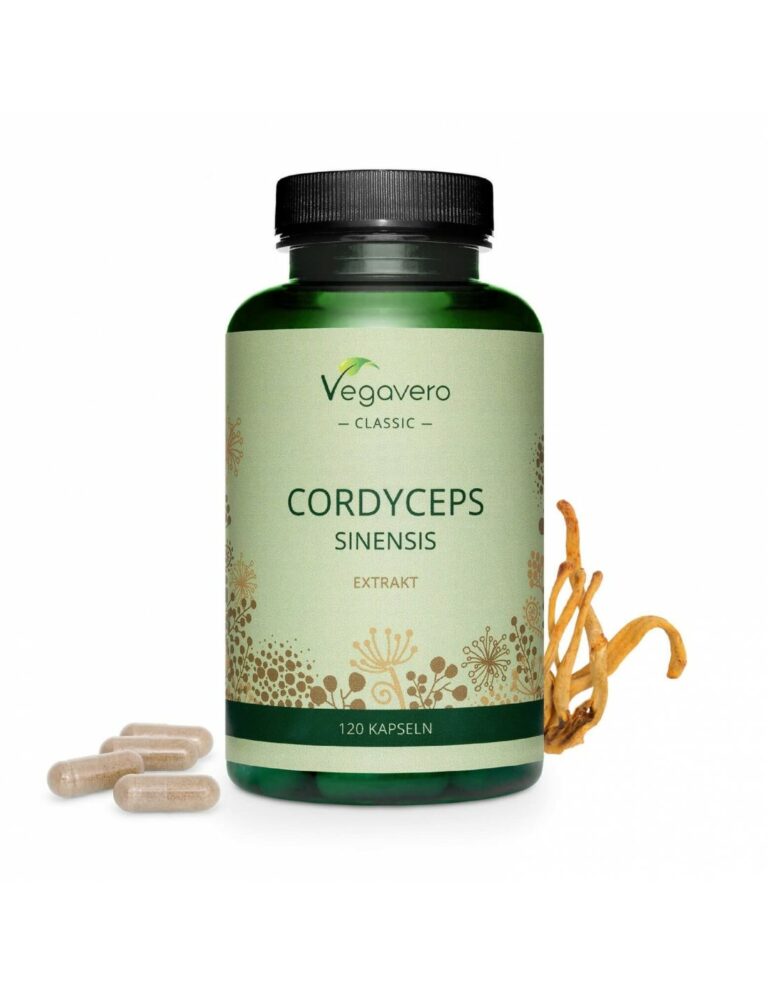 Cordyceps Sinensis Extrakt / Кордицепс екстракт, 120 капсули, 100% Vegan