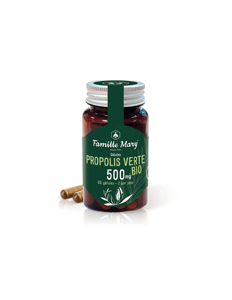 Био зелен прополис 500 mg, 60 капсули