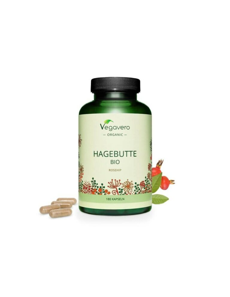 Шипка Био, прах - Hagebutte Bio 700 mg, 180 капсули, 100% Bio