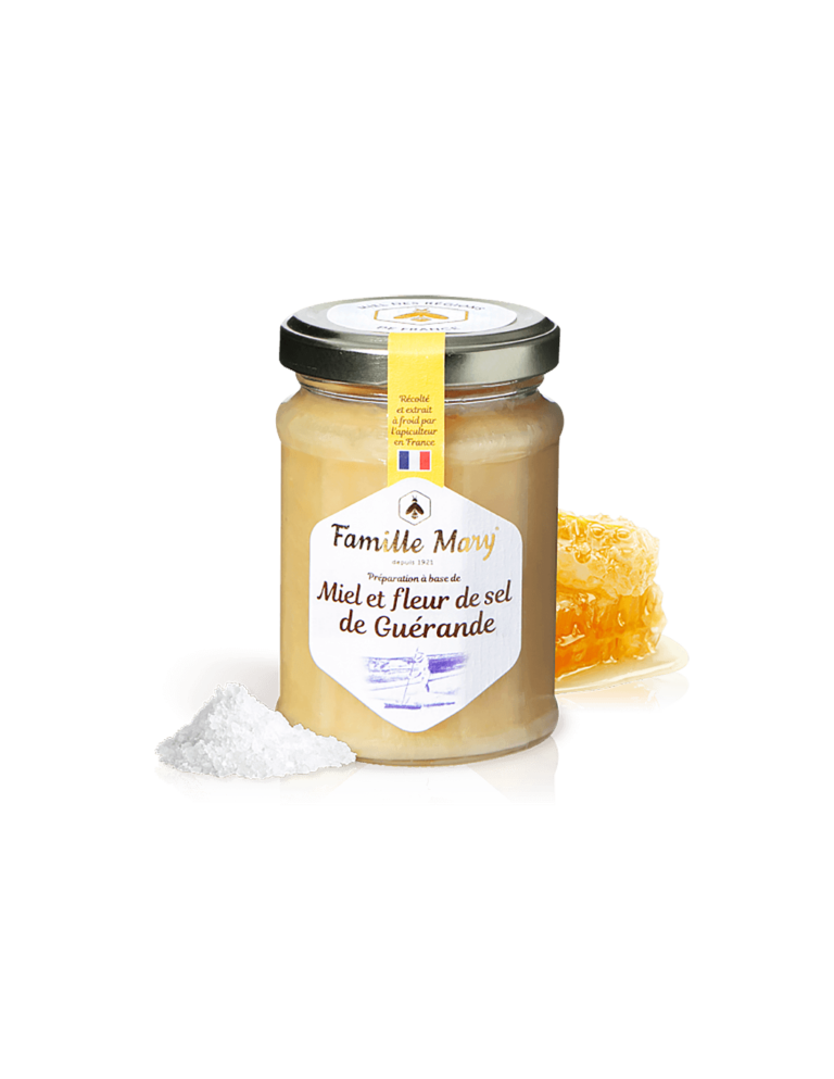 Honey & fleur de sel de Guérande - Мед и морска сол, 230 g