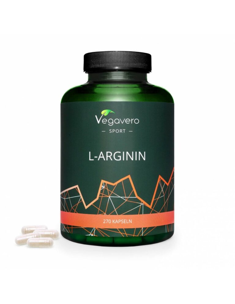 L-Arginin / Л-Аргинин, 270 капсули, 100% Vegan