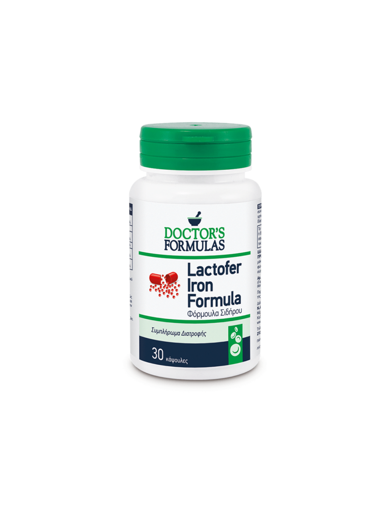 Lactofer Iron Formula / При желязодефицитна анемия, 30 капсули