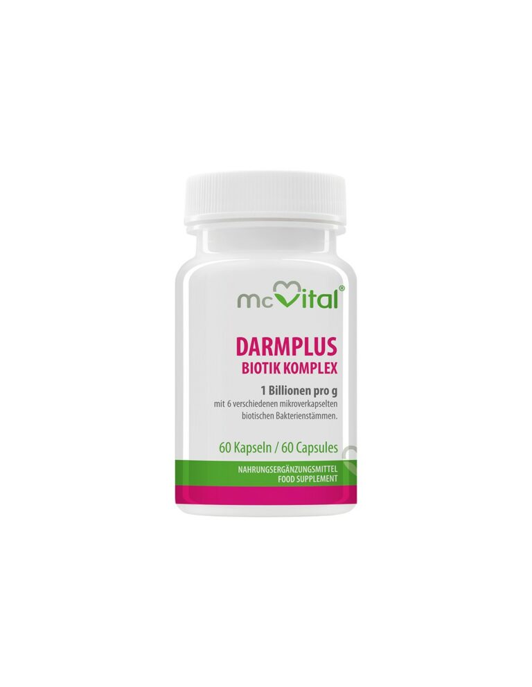 McVital® DarmPlus ProBiotik Komplex - 1 трилион пробиотични бактерии, 60 капсули