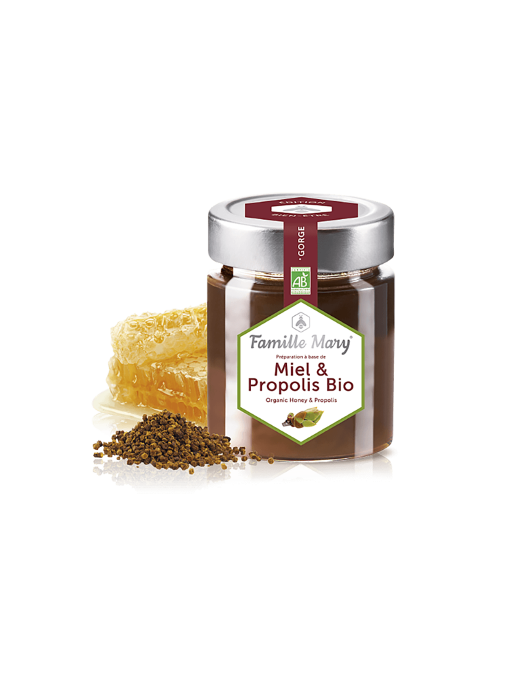 Miel & Propolis Bio / Био акациев мед + прополис, 170 g