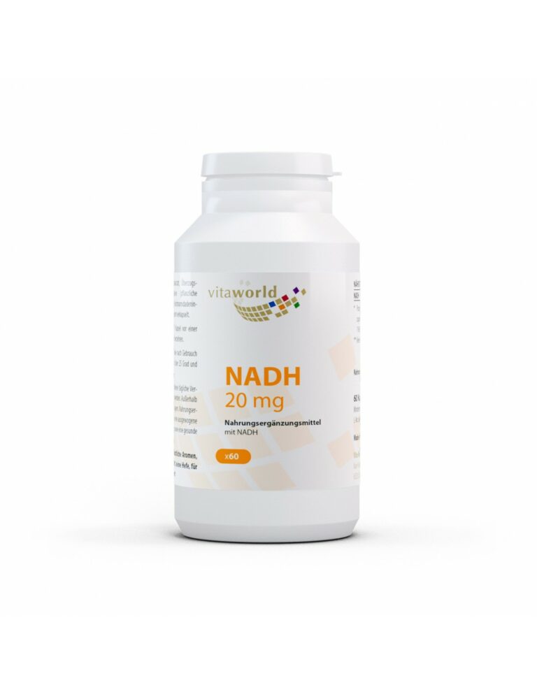 NADH / Никотинамид аденин динуклеотид 20 mg, 60 капсули