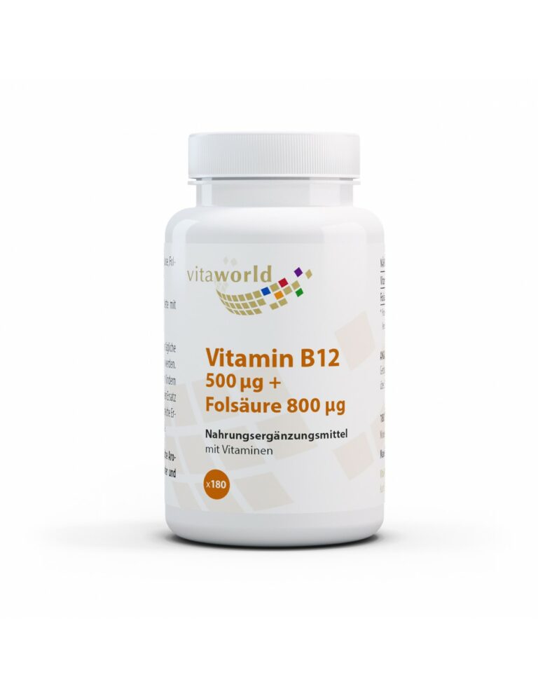 Vitamin B12 + Folsäure / Витамин B12 + Фолиева киселина, 180 таблетки