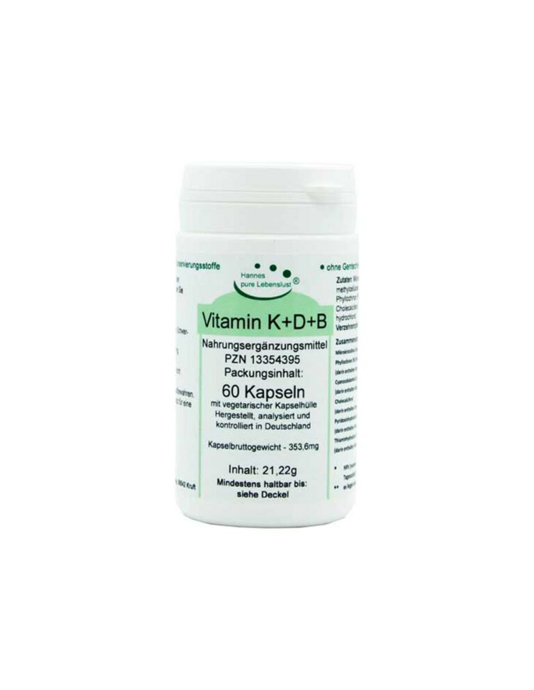 Vitamin K + D + B - Витамин K + D + B, 60 капсули