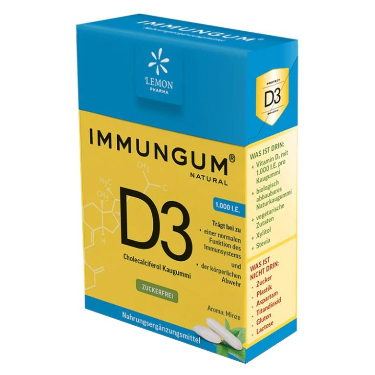 Дъвки с витамин D3 с аромат на мента - Immungum