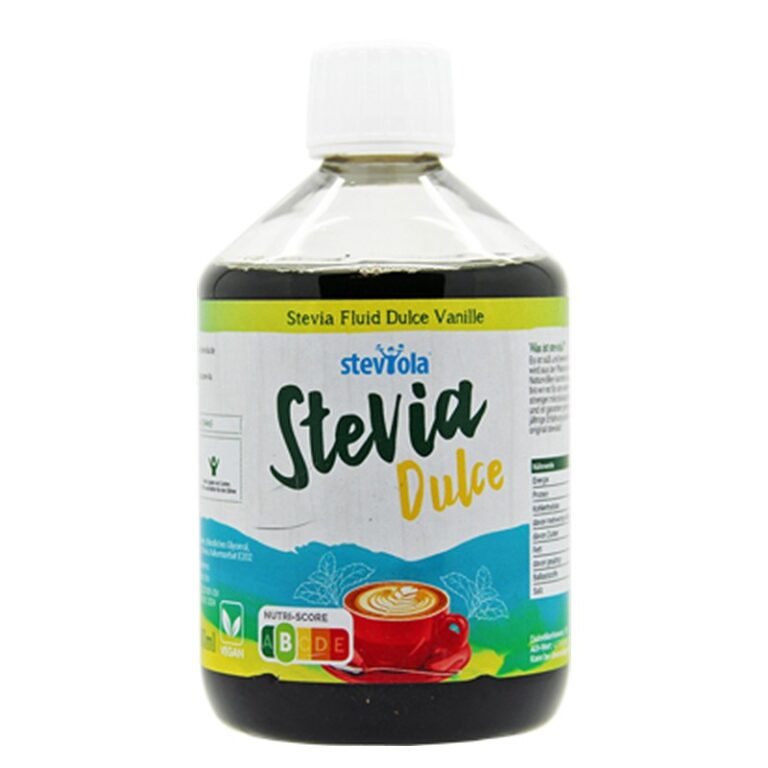 Течна стевия, с аромат на дулче де лече и ванилия Steviola®, 500 ml