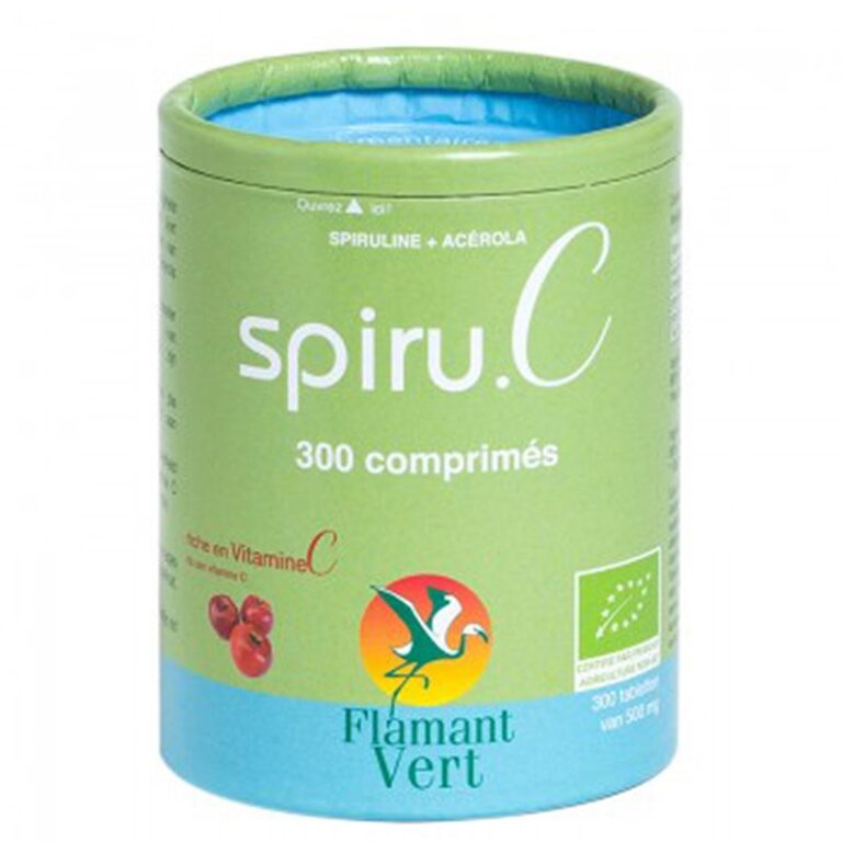 Имунитет - Спирулина 400 mg  + Aцерола 100 mg Spiru C, Био, 300 таблетки