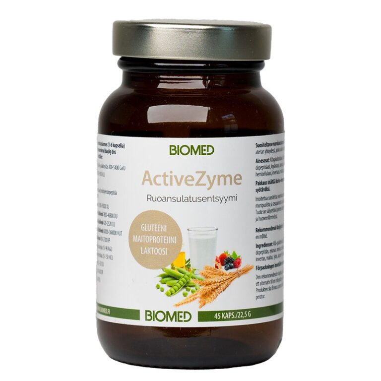 Храносмилателни ензими - ActiveZyme, 45 капсули