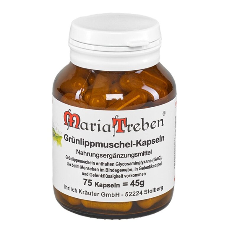 Кости и стави - Зеленоуста мида, 500 mg х 75 капсули