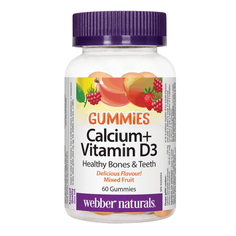 Calcium+Vitamin D3 Gummies/ Kалций + Витамин D3 х 60 желирани таблетки