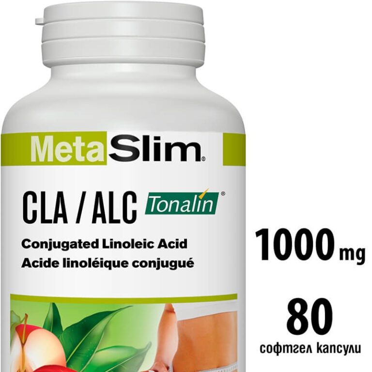 MetaSlim® CLA (Conjugated Linoleic Acid) Tonalin®/ КЛА Тоналин® 1000 mg x 80 софтгел капсули - Image 2