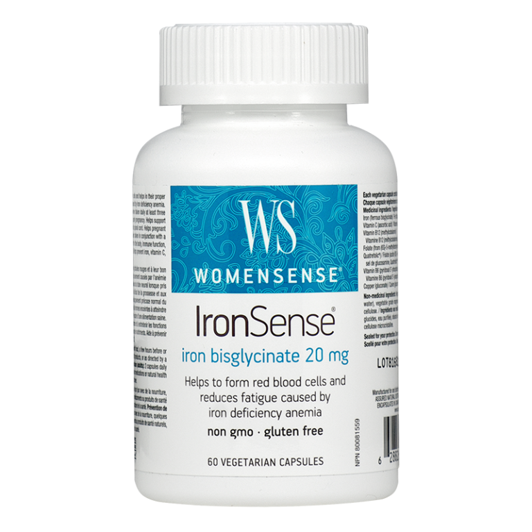 IronSense® WomenSense®/ Желязо (бисглицинат) 20 mg x 60 капсули