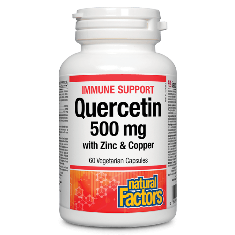 Immune Support Quercetin with Zinc & Copper / Кверцетин с цинк и мед, 60 капсули