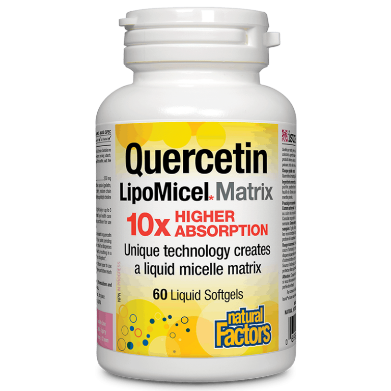 Кверцетин LipoMicel Matrix 10 X Higher Absorption, 250 mg x 60 софтгел капсули