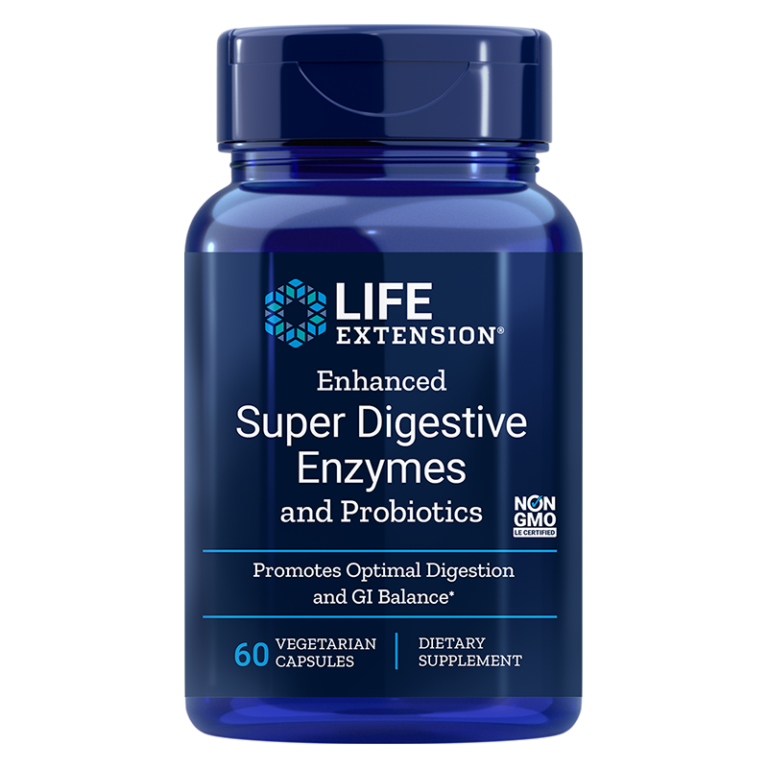 Enhanced Super Digestive Enzymes with Probiotics/ Храносмилателни ензими с Пробиотици х 60 капсули