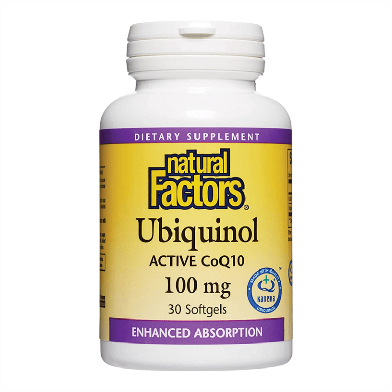 Ubiquinol Active Coenzyme Q10 - Убиквинол – активен коензим Q10 (Антиоксидант и кардиопротектор), 100 mg, 30 софтгел капсули