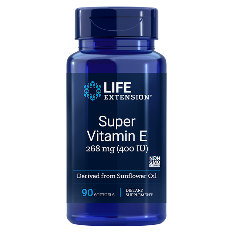 Super Vitamin E/ Супер Витамин Е (d-aлфа токоферол) 400 IU x 90 софтгел капсули