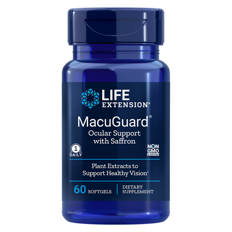 MacuGuard® Ocular Support with Saffron/ В подкрепа на зрението х 60 софтгел капсули