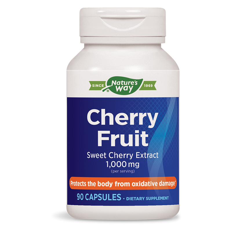 Череша (плод) - При подагра - Контрол върху пикочната киселина и антиоксидантна защита, 500 mg, 90 капсули - Image 2