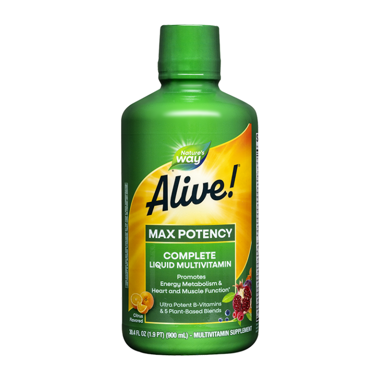 Течен мултивитамин Алайв максимум сила - Alive! Complete Liquid Multivitamin Max Potency, 900 ml