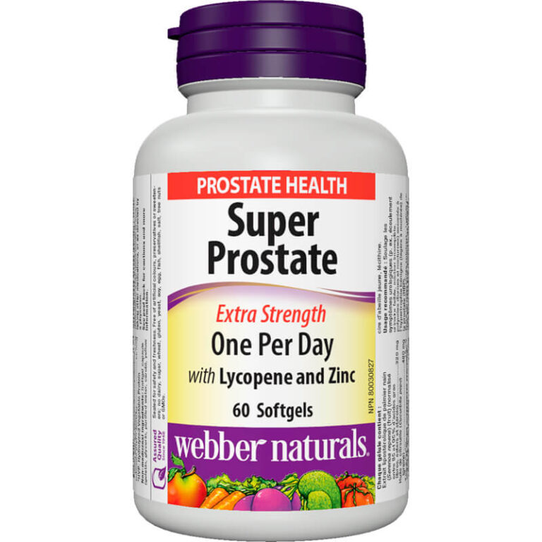 Super Prostate Extra Strength/ Формула в подкрепа на простатата с Ликопен и Цинк х 60 софтгел капсули