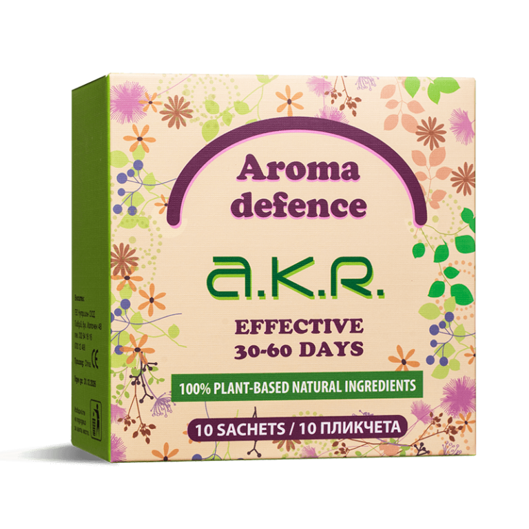 Билков ароматизатор против акари Aroma Defence А.К.Р. - 10 броя филтърни торбички с есенциални масла