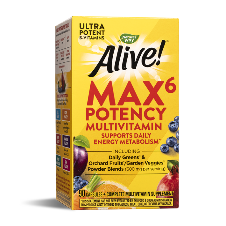 Мултивитамини Алайв Max6 максимум сила - Alive!® Max6 Potency Multivitamin, 90 капсули