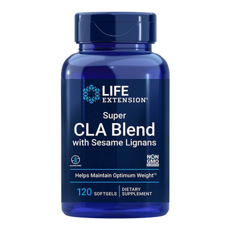 Super CLA Blend with Sesame Lignans/ Свързана Линолова Киселина с Лигнан от сусам 1000 mg х 120 софтгел капсули