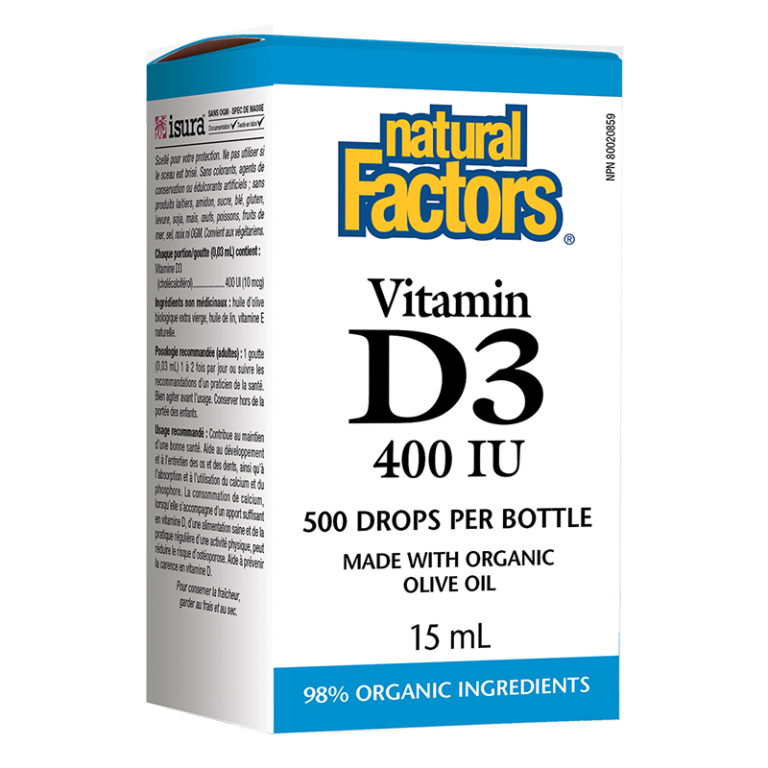 Витамин D3 - Vitamin D3, 400 IU x 15 ml/ 500 дози