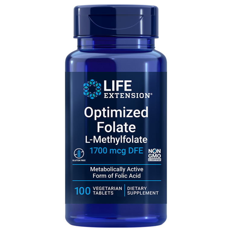 Optimized Folate (L-Methylfolate)/ Фолиева киселина (л-метилфолат) х 100 таблетки