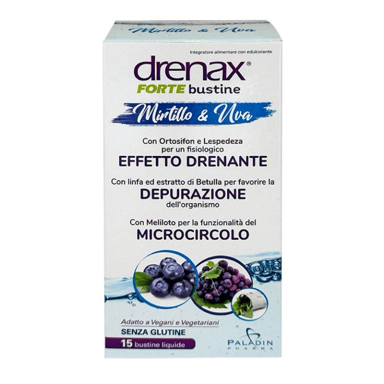 Drenax® Forte+ Боровинка и Гроздово семе (против задържане на течности), 15 сашета