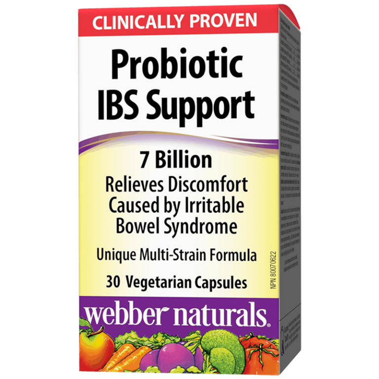 Probiotic IBS Support/ Пробиотик IBS 4 щама, 7 млрд. активни пробиотици х 30 капсули