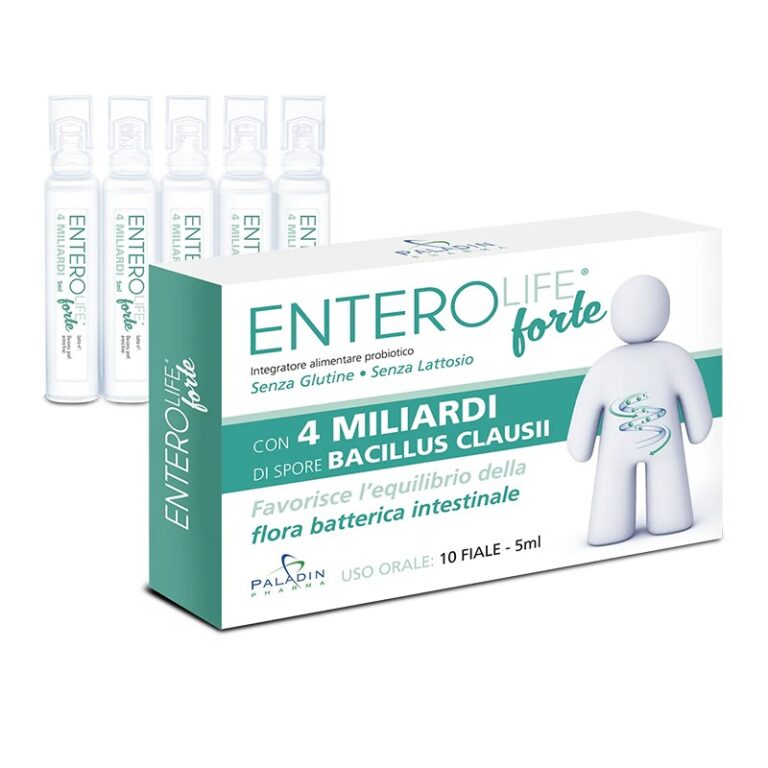 Пробиотик EnteroLife® Форте, 4 млрд. пробиотици, 10 флакона x 5 ml