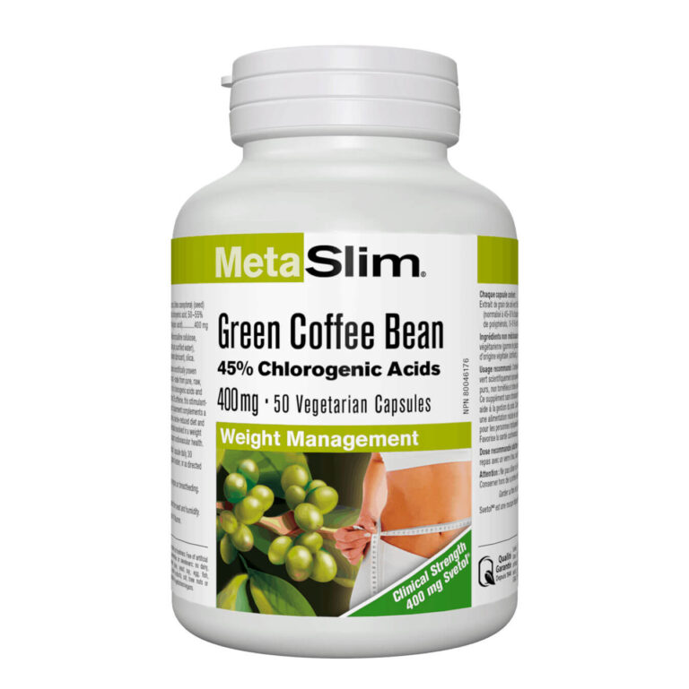 MetaSlim® Green Coffee Bean/ Зелено кафе (зърна) 400 mg x 50 капсули