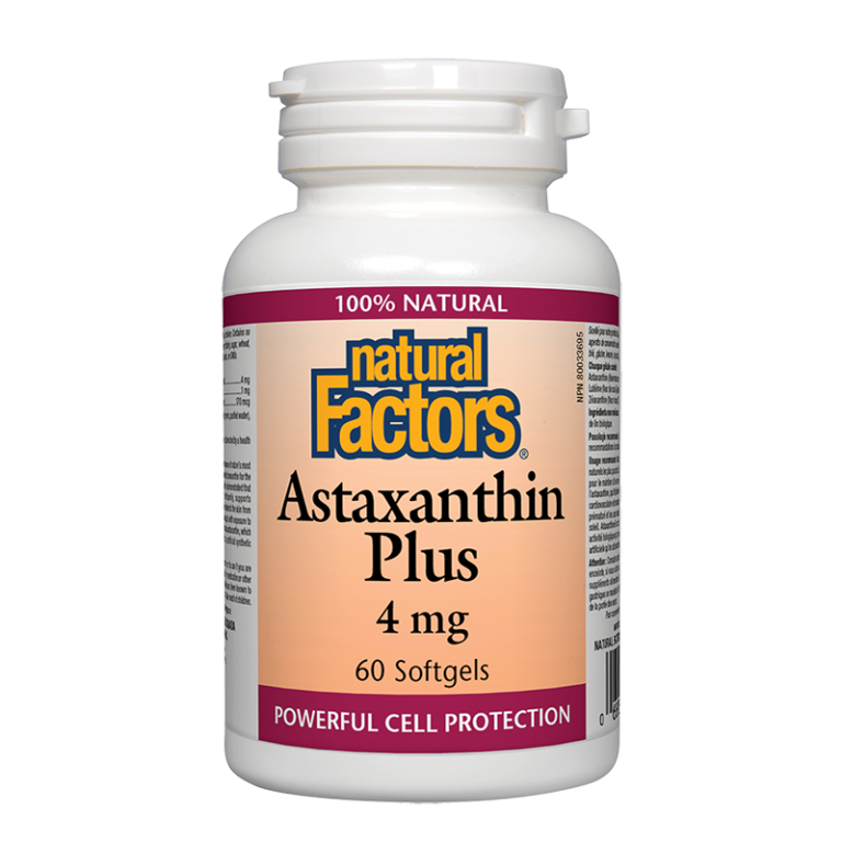 Astaxanthin Plus/ Астаксантин + Лутеин и Зеаксантин 4 mg х 60 софтгел капсули