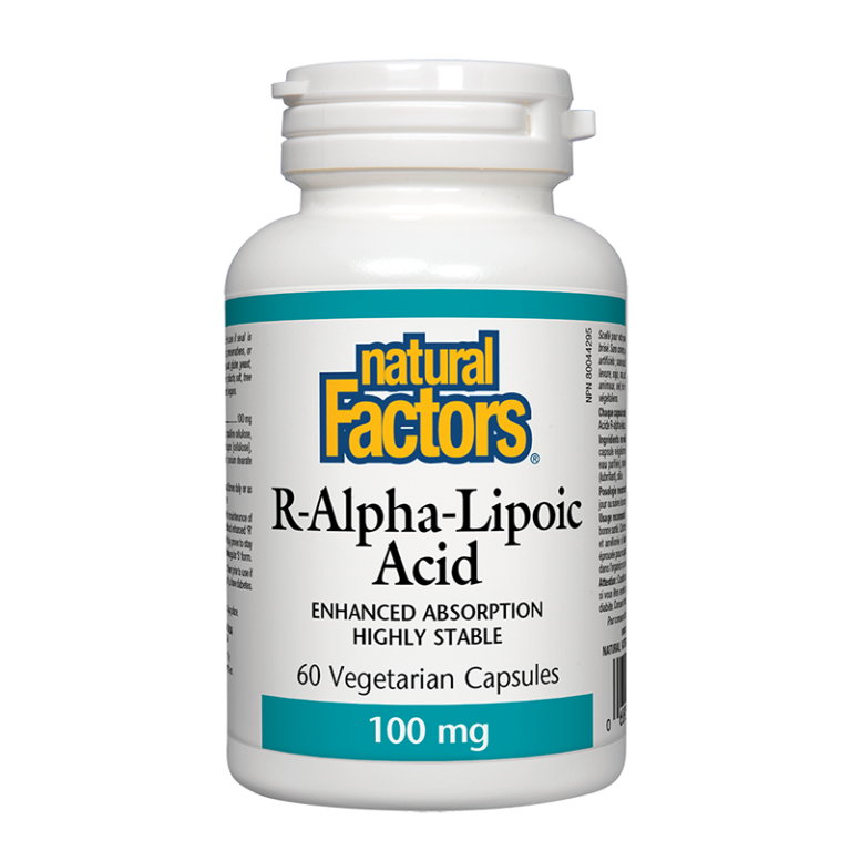 R-Alpha-Lipoic Acid/ Алфа-липоева киселина (R-форма) 100 mg x 60 капсули