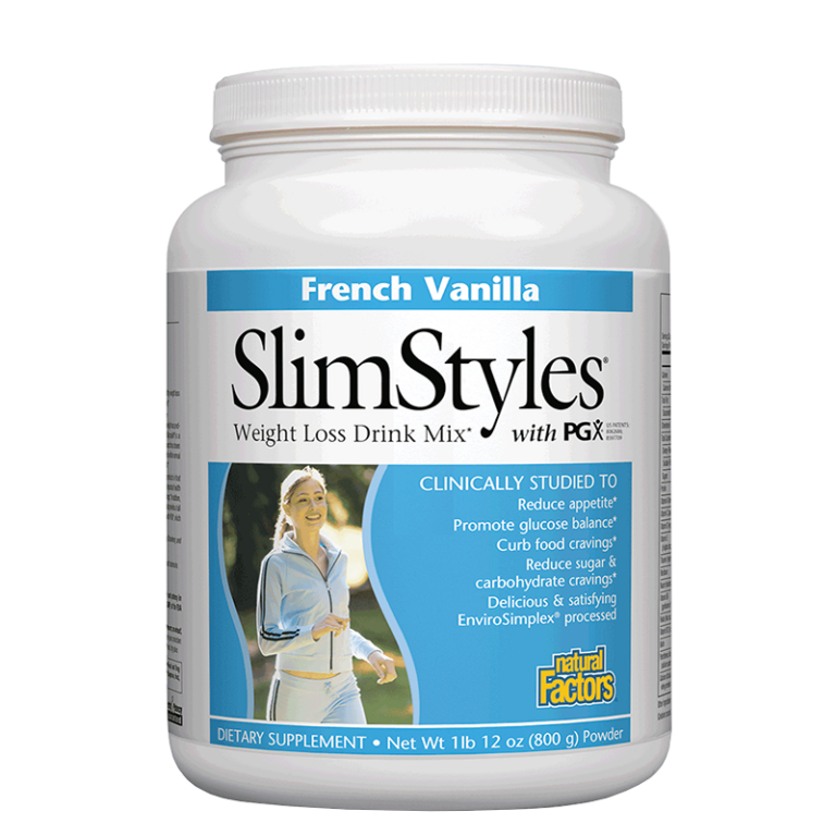 Поддържане на теглото - SlimStyles with PGX, 800 g прах с вкус на френска ванилия