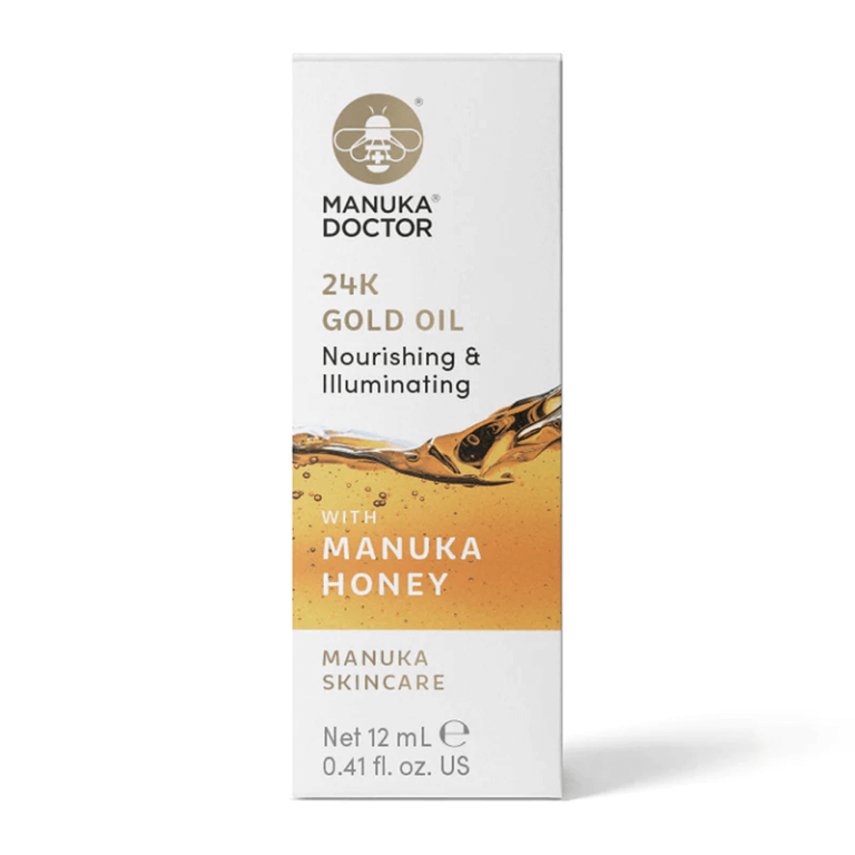 24К Gold Oil with Manuka Honey - Масло за лице с 24К злато и мед от манука, 12 ml