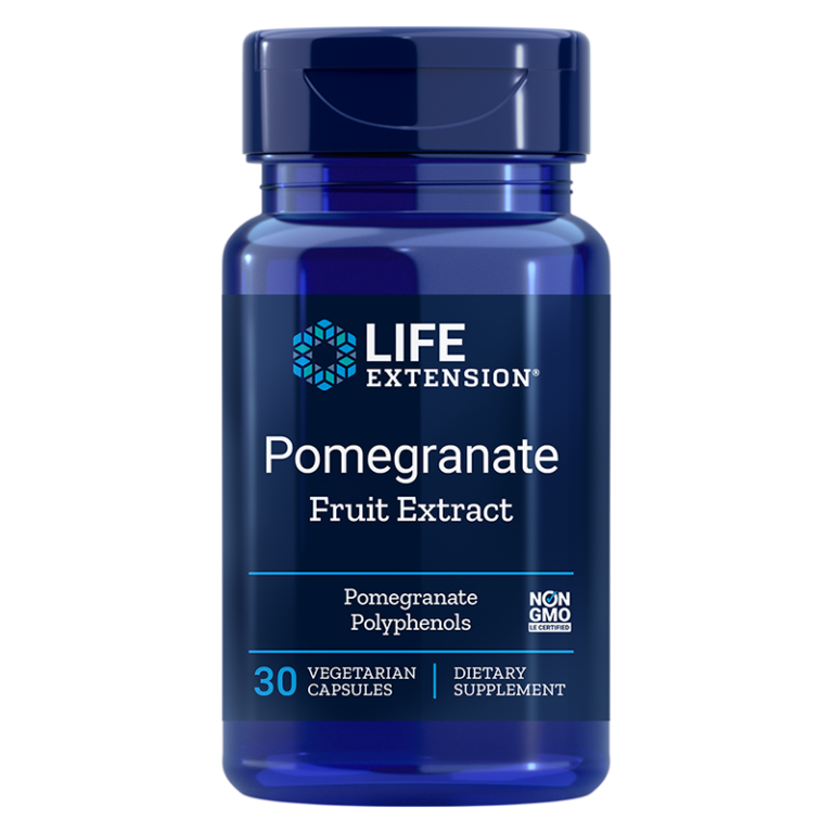 Нар (плод) (Pomegranate Fruit Extract), 30 капсули