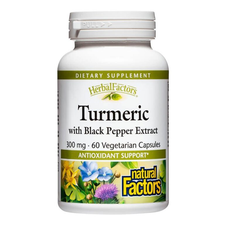 Тurmeric with Black Pepper Extract - Куркума 300 mg + Черен пипер, 60 капсули