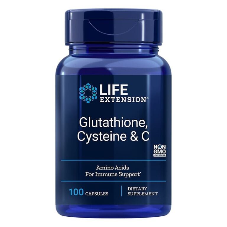 Glutathione, Cysteine & C / Глутатион, Цистеин и витамин С х 100 капсули