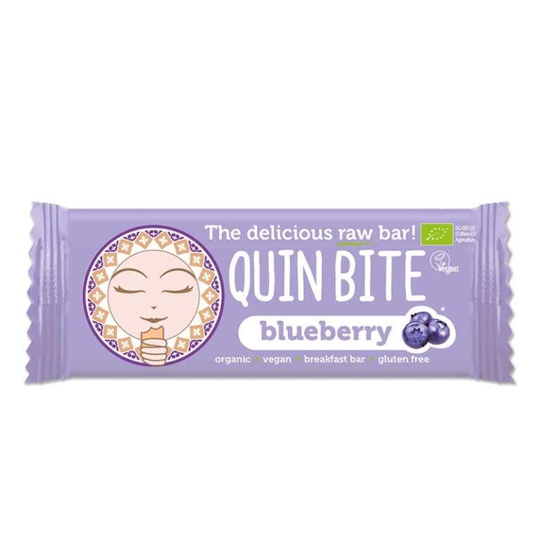 Био Суров десерт QUIN BITE Blueberry, 30 g