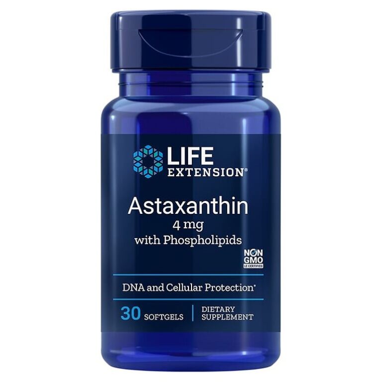 Astaxanthin with Phospholipids/ Астаксантин с Фосфолипиди 84 mg х 30 софтгел капсули