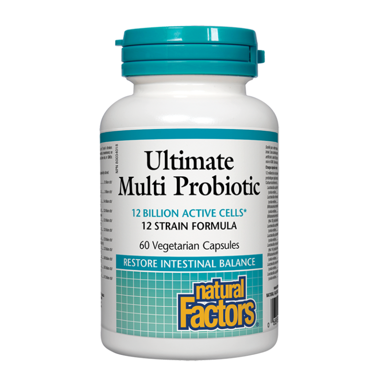 Ultimate Multi Probiotic/ Мулти пробиотик 12 щама, 12 млрд. активни пробиотици х 60 капсули